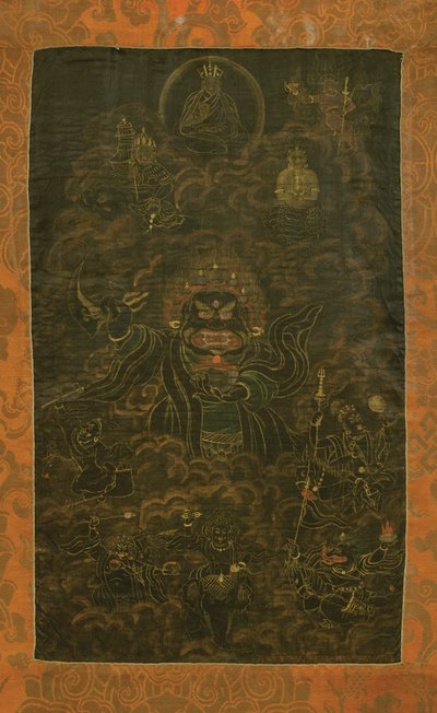 Black Cloak Mahakala or Bernag Chen by Unbekannt Unbekannt